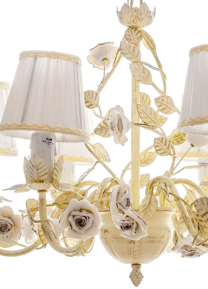 Люстра підвісна флористика з абажуром BKL-519S/6 E14 Brille (253887470)