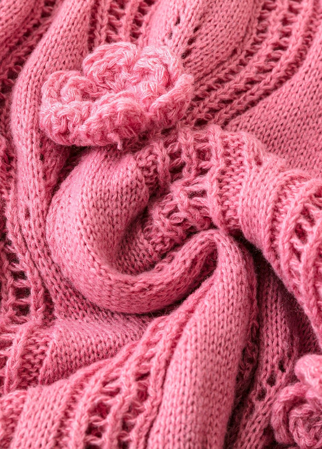 Фуксиновий (колору Фукія) демісезонний джемпер джемпер SHEIN