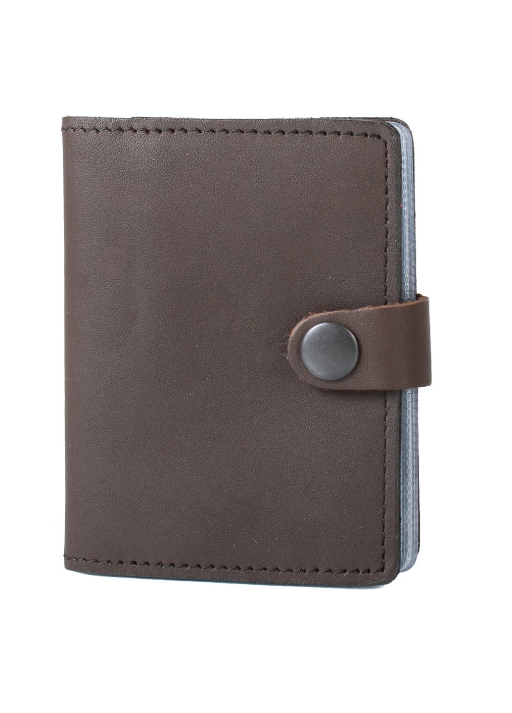 Мужская кожаная визитница 7,5х9,5х1,5 см DNK Leather (212705440)