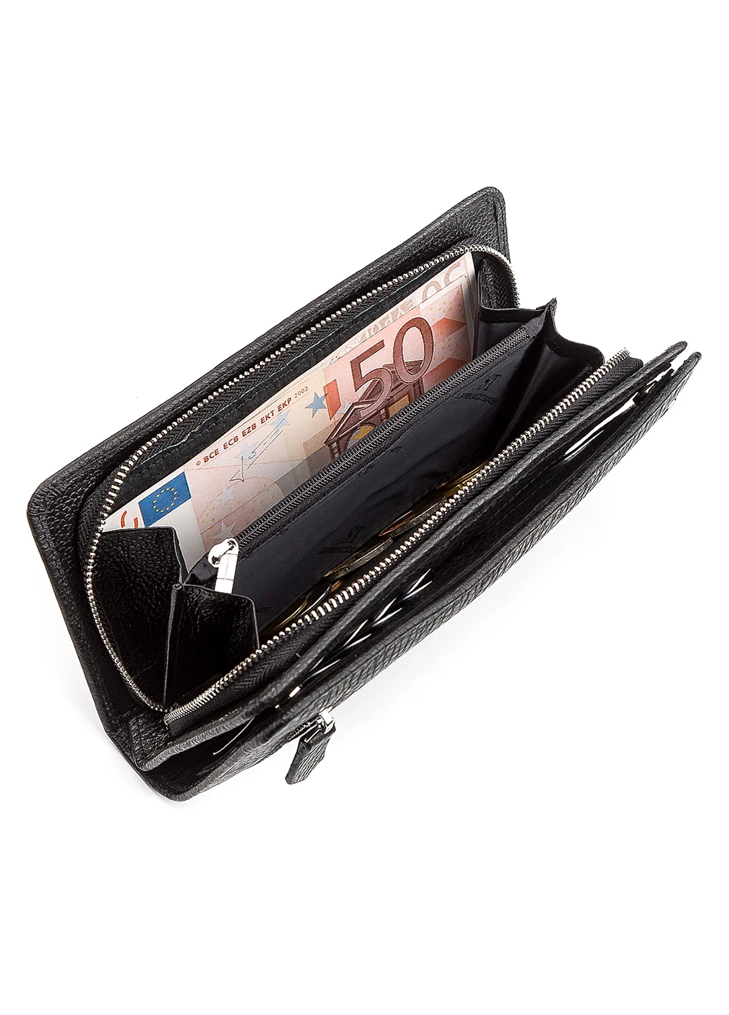 Чоловічий шкіряний гаманець 10х20х3,5 см st leather (252132991)