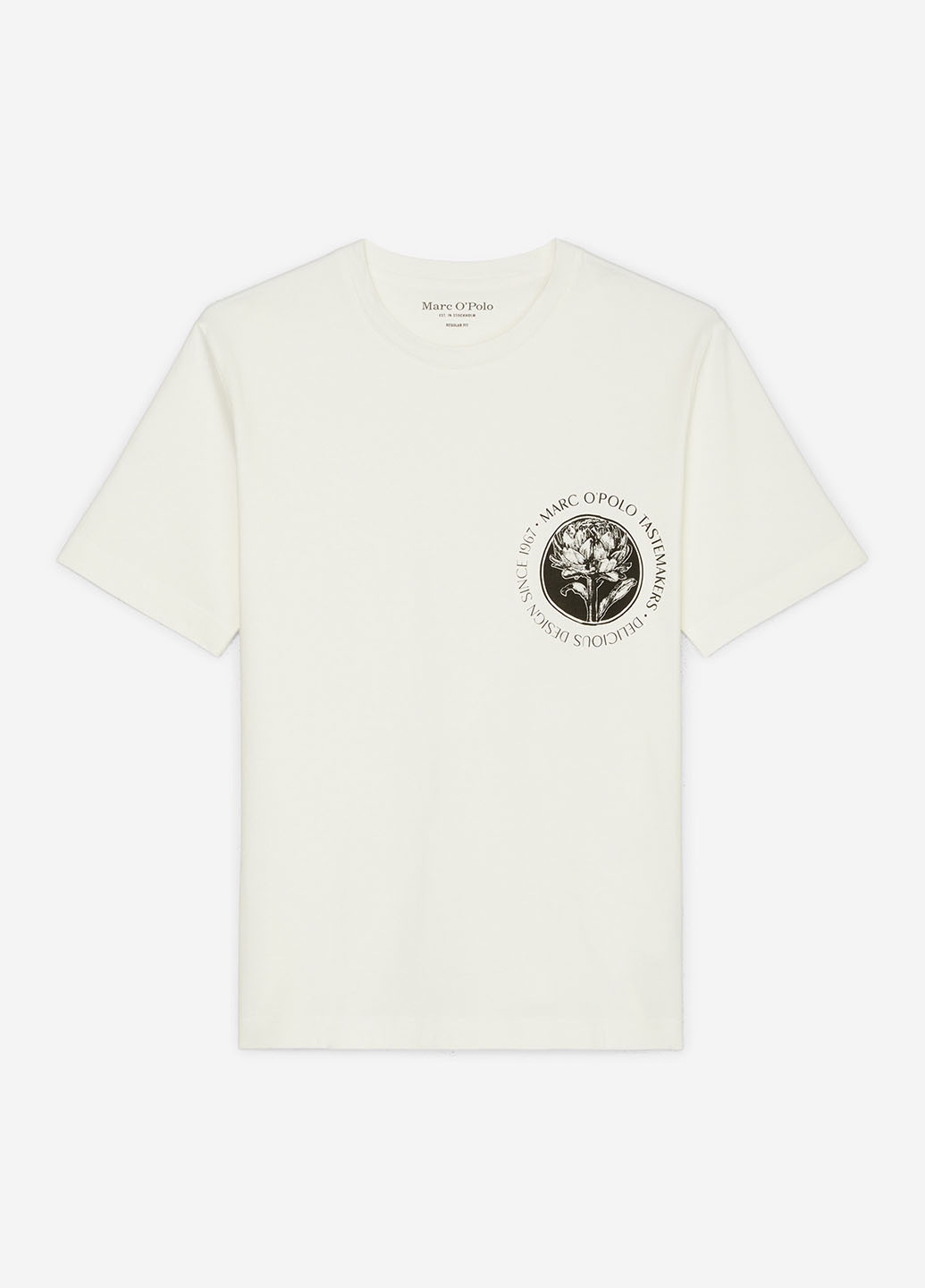 Молочная футболка Marc O'Polo