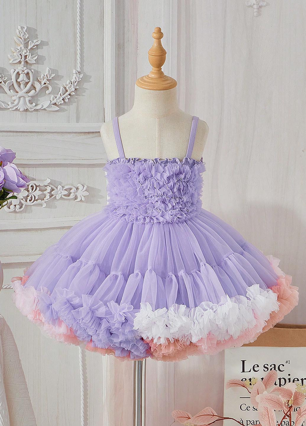 Светло-фиолетовое платье SHEIN (346396588)