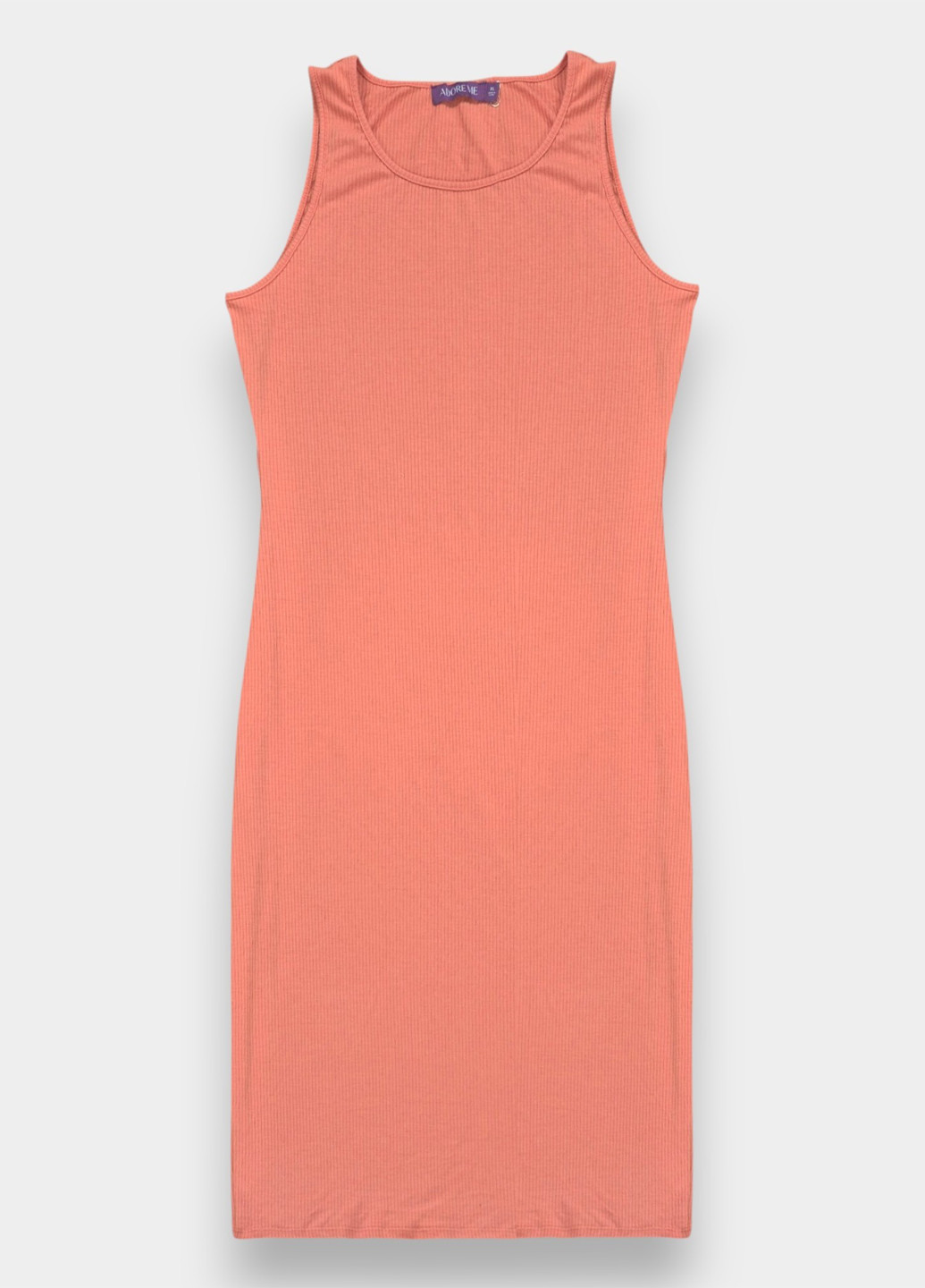 Персиковое домашнее платье платье-майка Adore Me однотонное