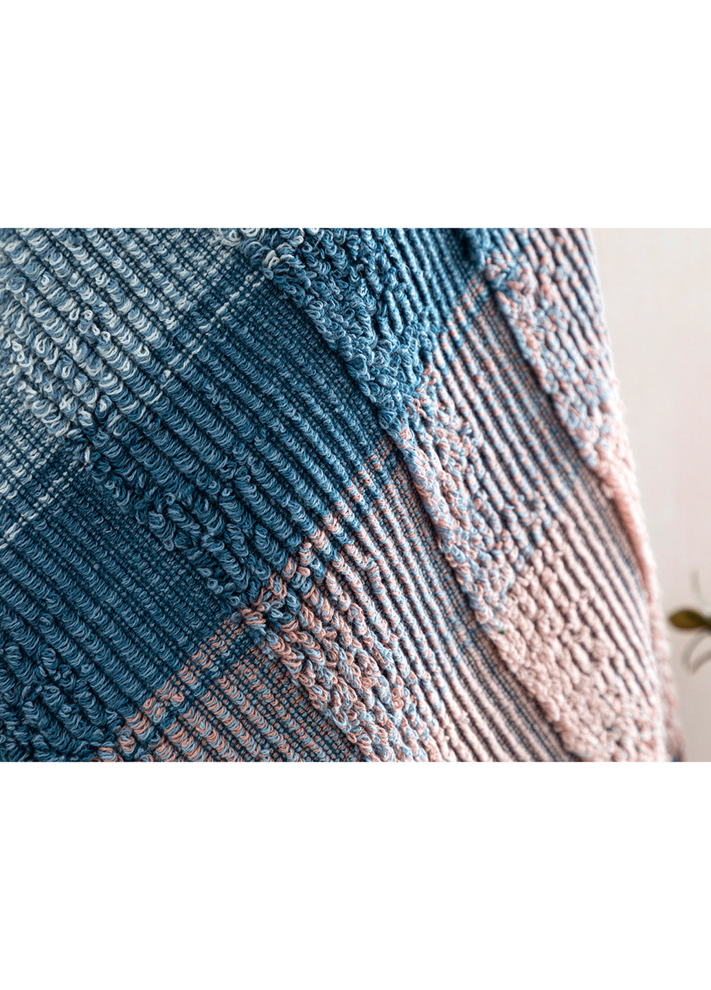 English Home полотенце для лица, 50х70 см полоска синий производство - Турция