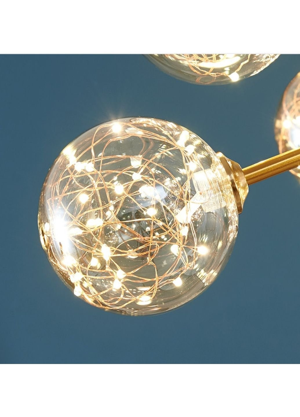 Люстра потолочная LED AOC19/9AB+led-k Бронза 36х100х100 см. Sunnysky (253628400)