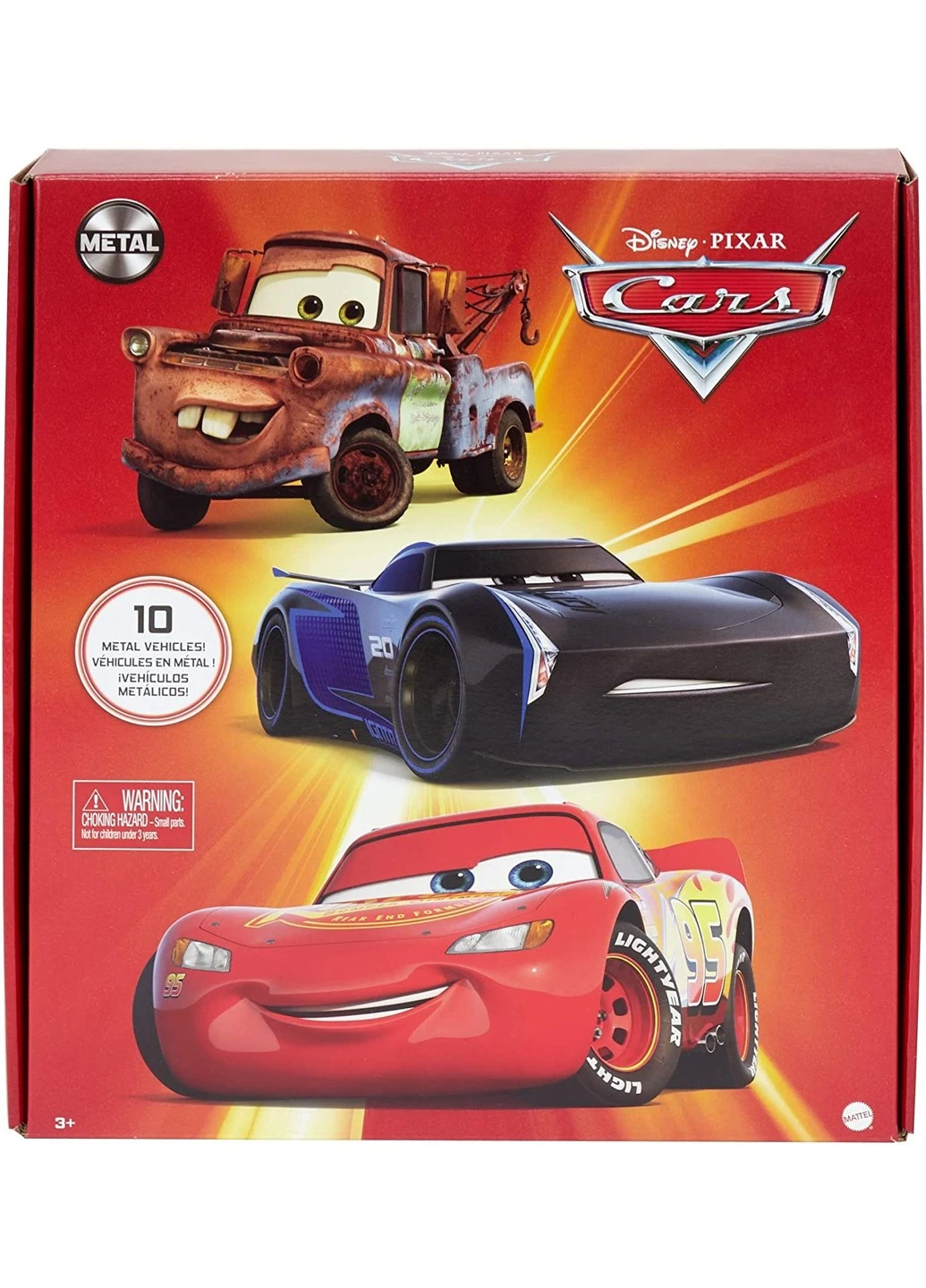Набір автомобілів Тачки 3 Disney Pixar Cars 10 Metal Vehicles 10 шт. (HBW15) Mattel (255665573)