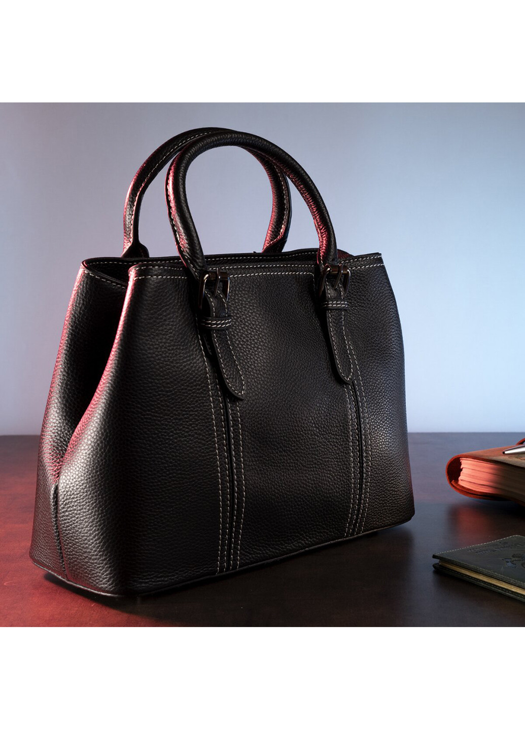 Жіноча шкіряна сумка 29х22х11,5 см Vintage (252129083)