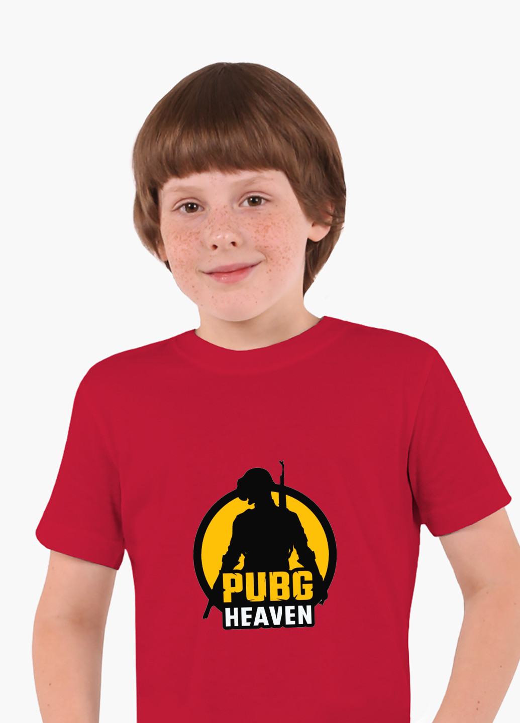 Червона демісезонна футболка дитяча пубг пабг (pubg) (9224-1185) MobiPrint
