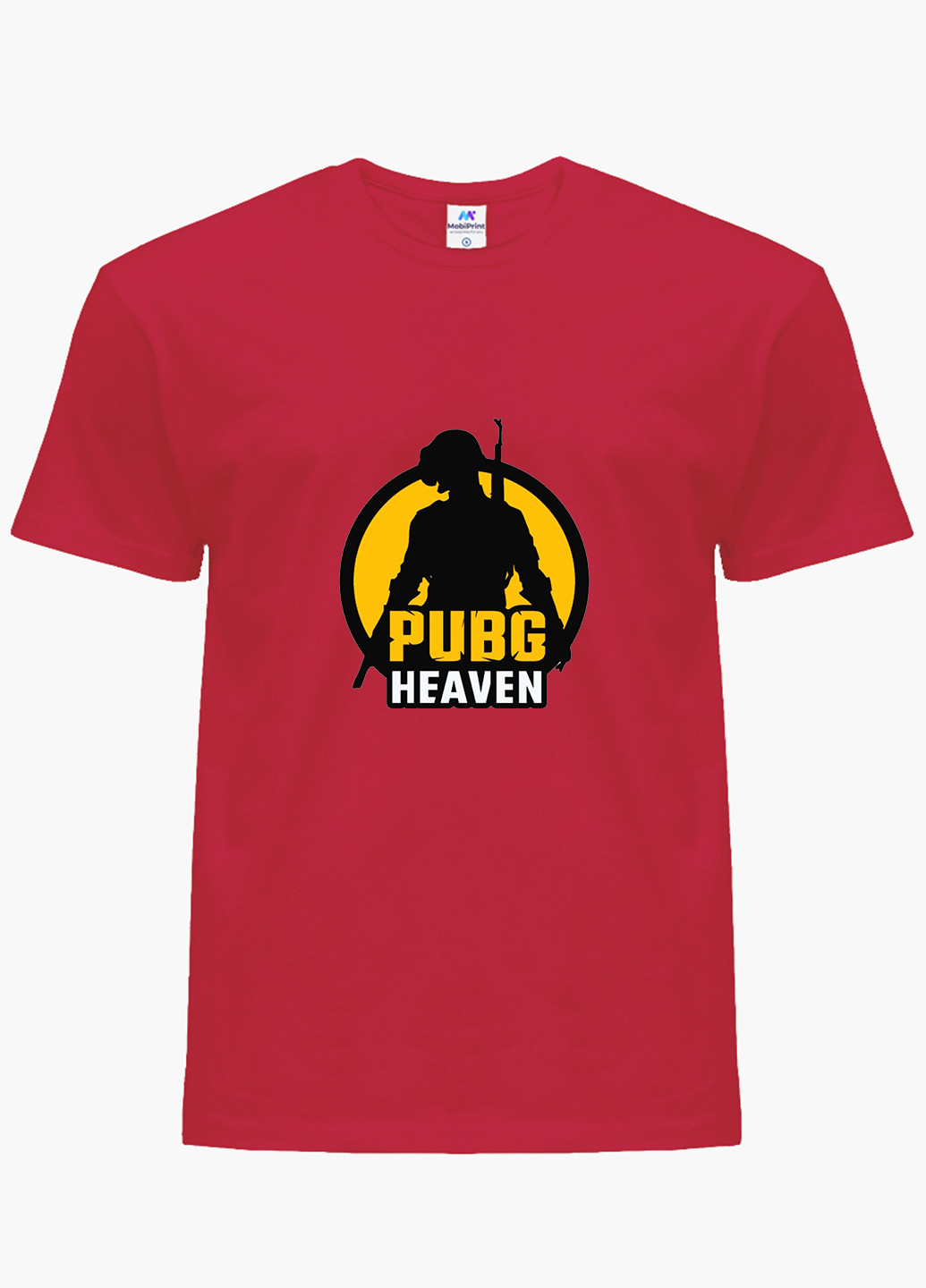 Красная демисезонная футболка детская пубг пабг (pubg)(9224-1185) MobiPrint
