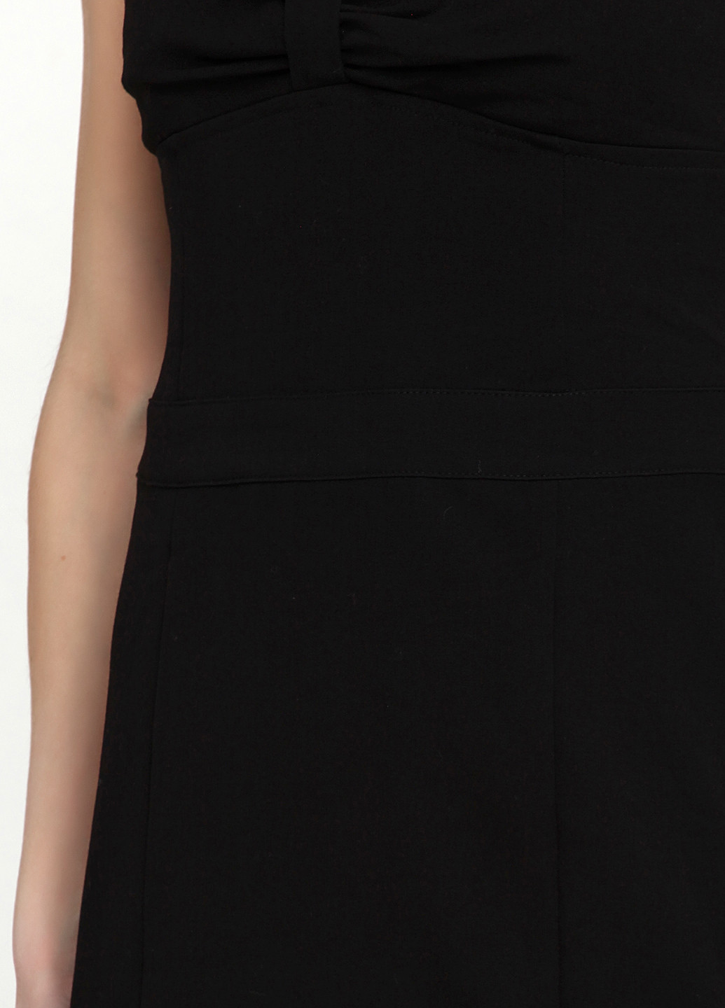 Чорна коктейльна плаття, сукня Zara однотонна