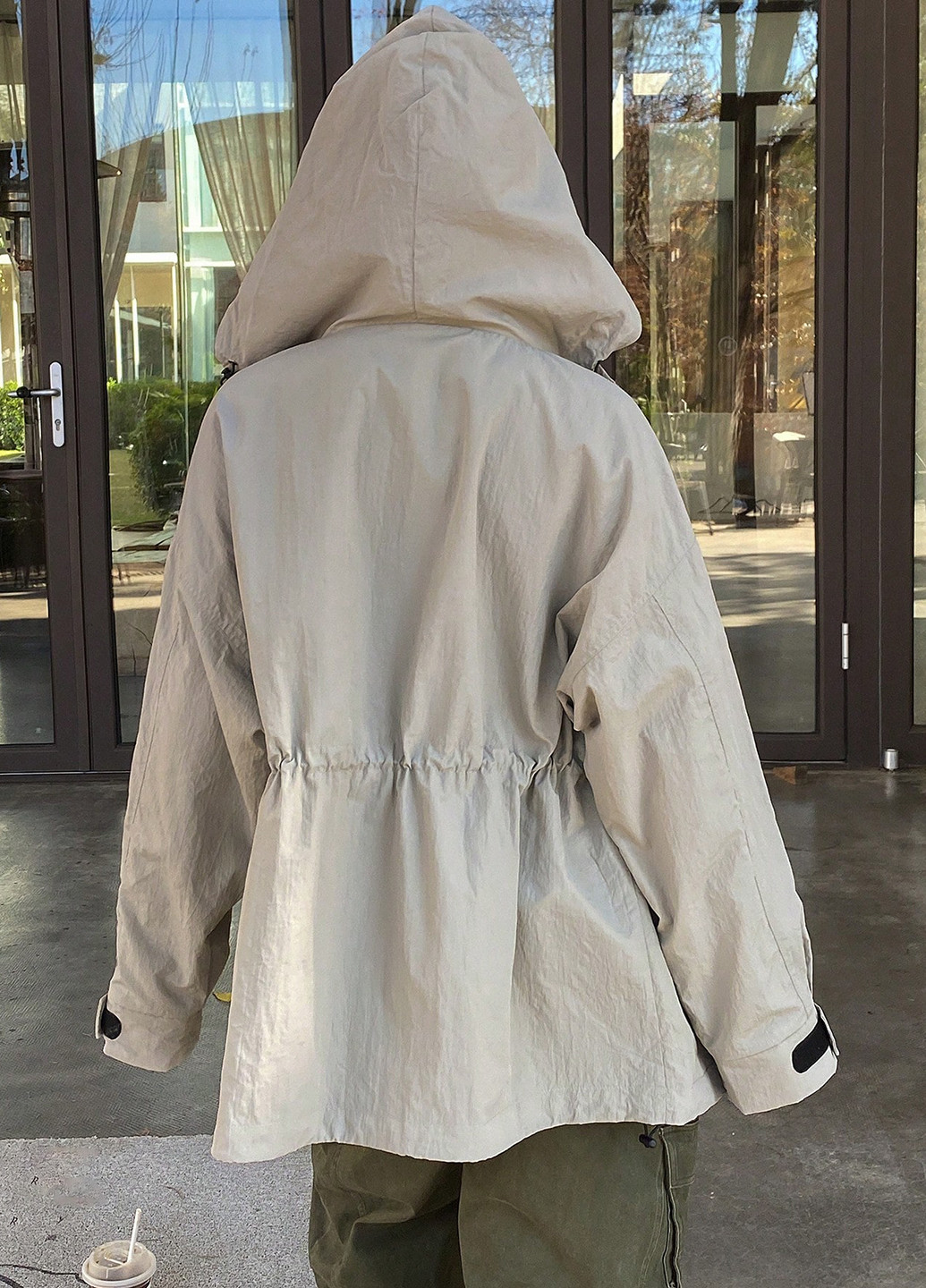 Серая демисезонная куртка SHEIN