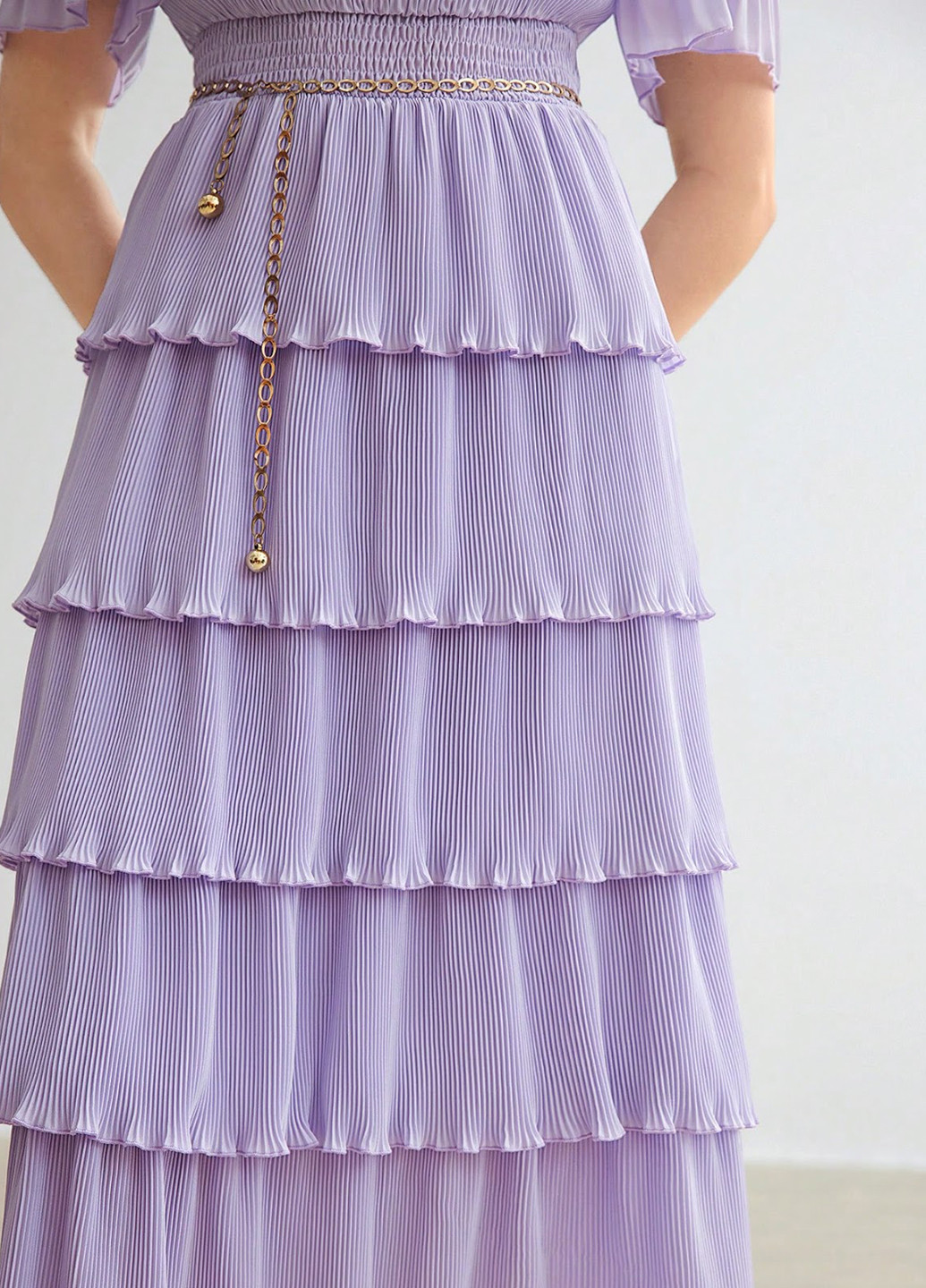 Бузкова кежуал сукня а-силует SHEIN однотонна