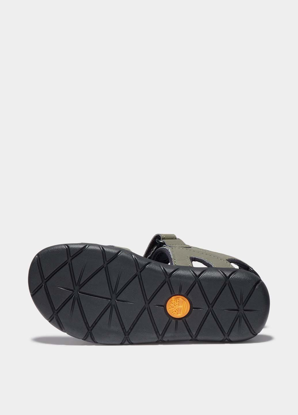 Хаки кэжуал сандалии Timberland на липучке