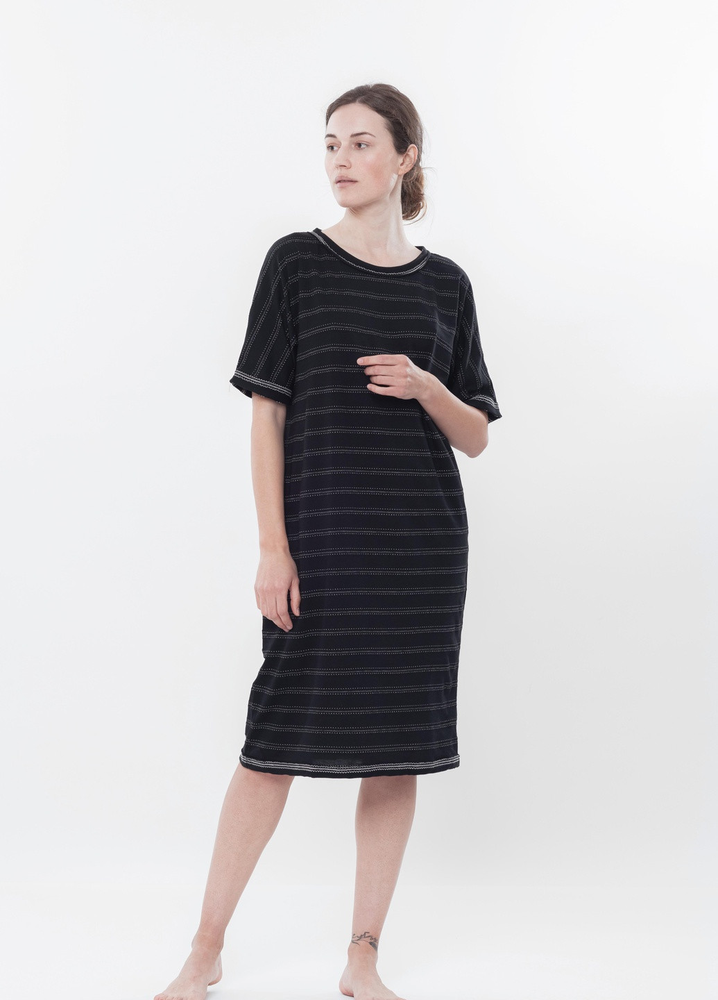 Сукня жіноча L/XL чорна 0154 Effetto (254913745)