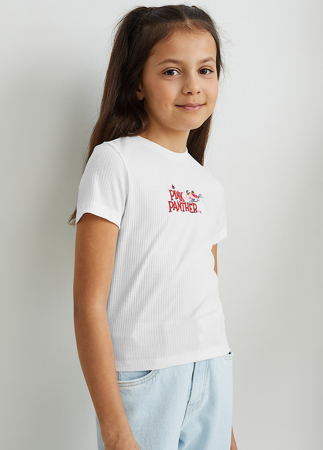 Белая летняя футболка C&A