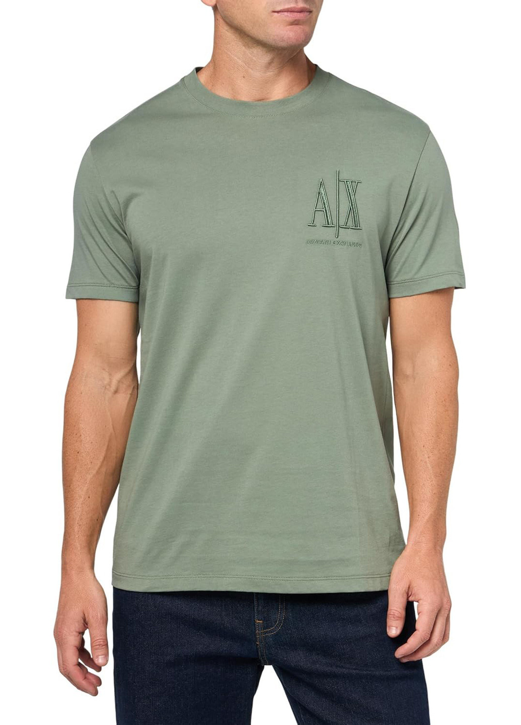 Зелена футболка Armani Exchange