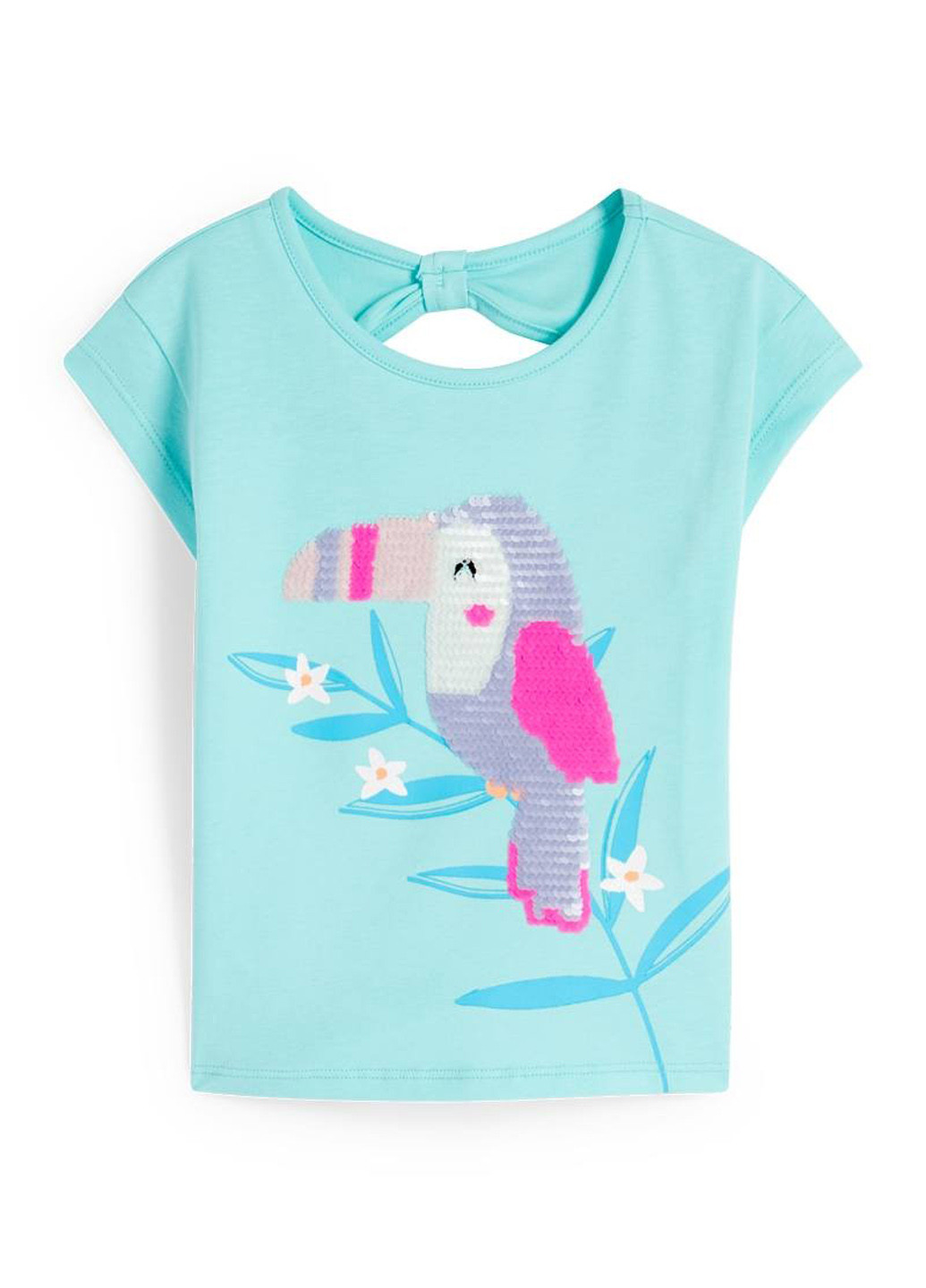 Бирюзовая летняя футболка C&A