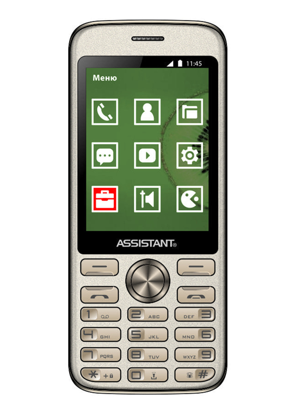 Мобильный телефон ASSISTANT as-204 gold (132601976)