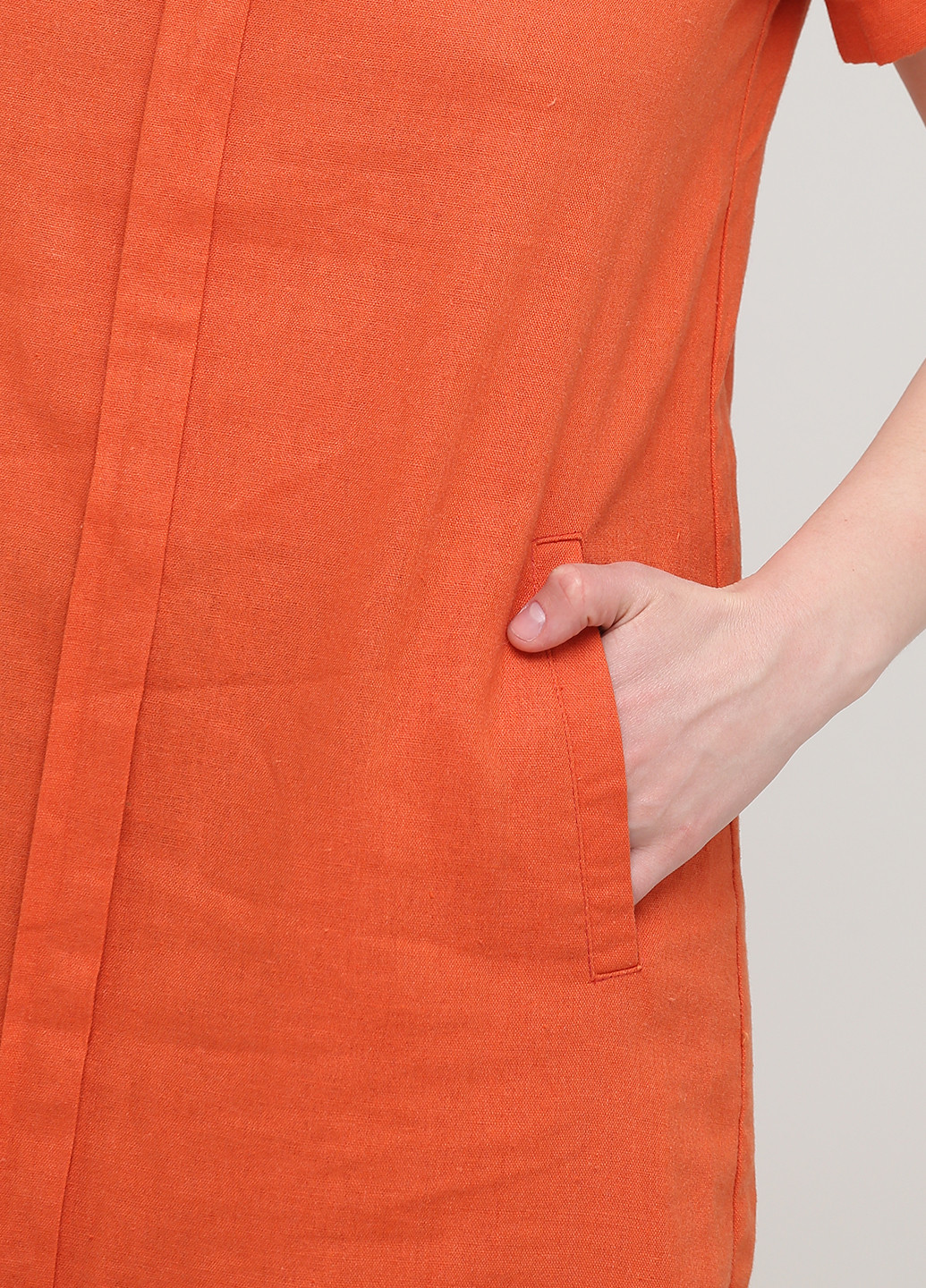 Оранжевое кэжуал платье Ruta-S однотонное