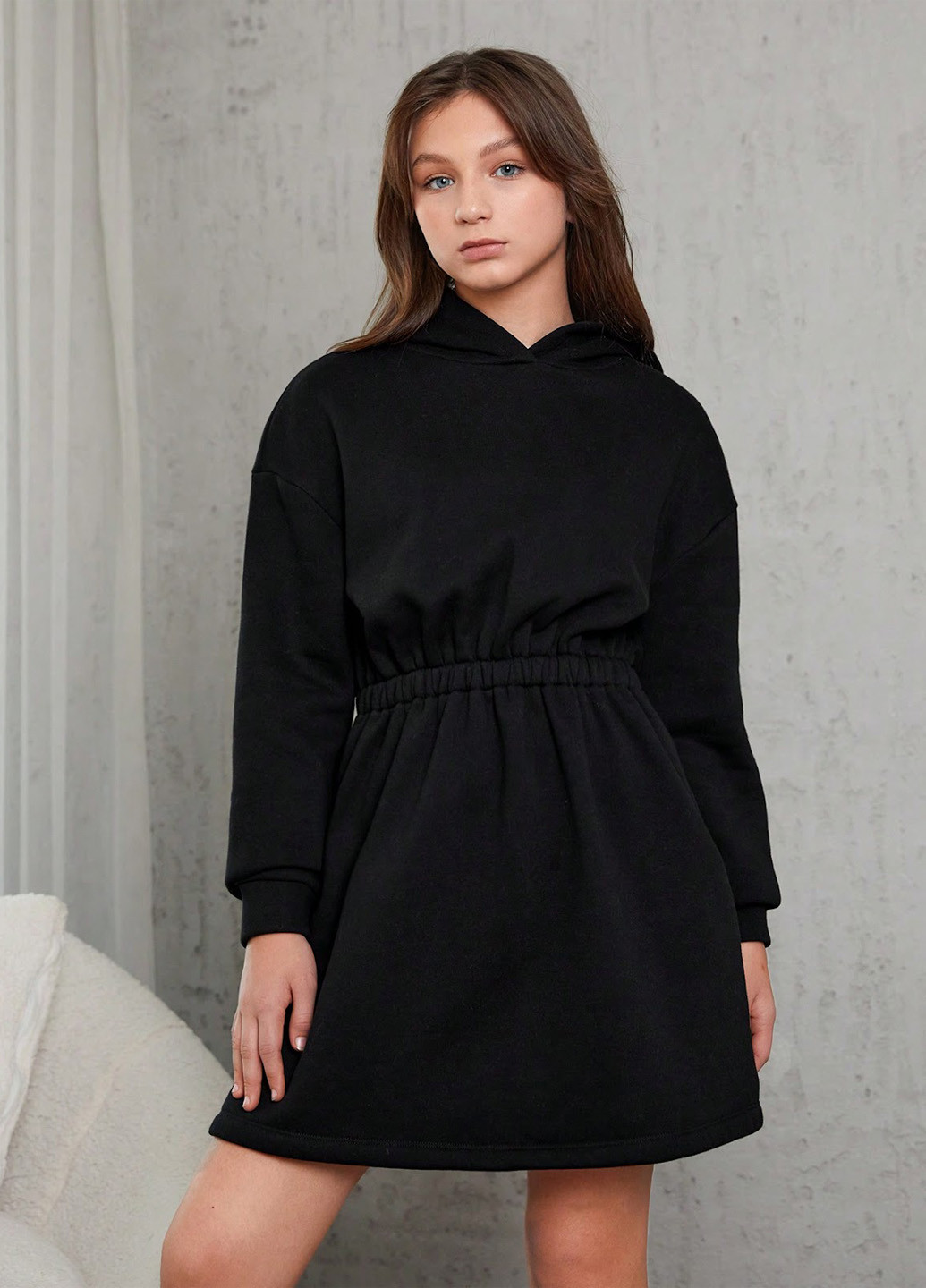 Чорна сукня SHEIN (329841624)