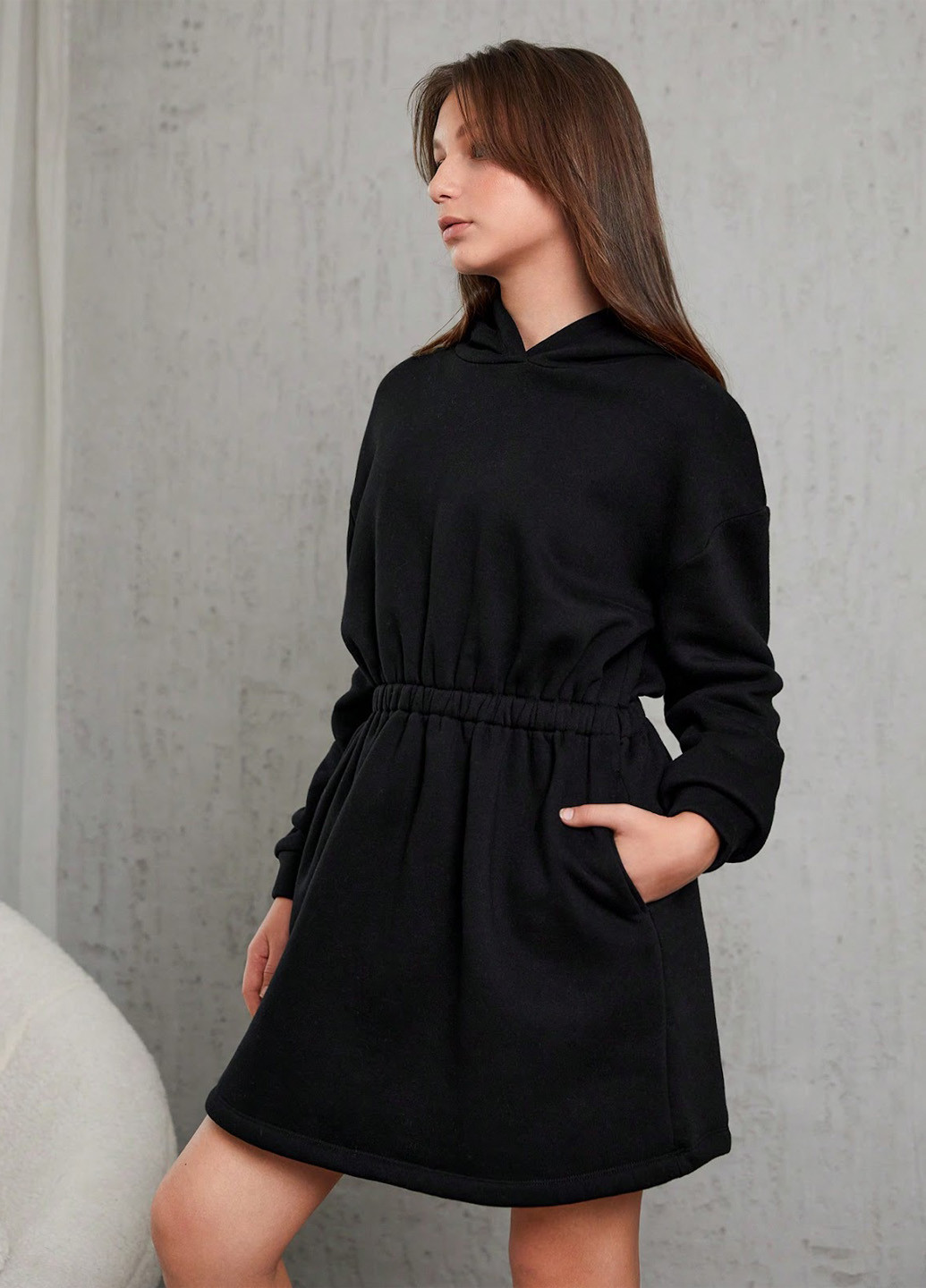 Чорна сукня SHEIN (329841624)