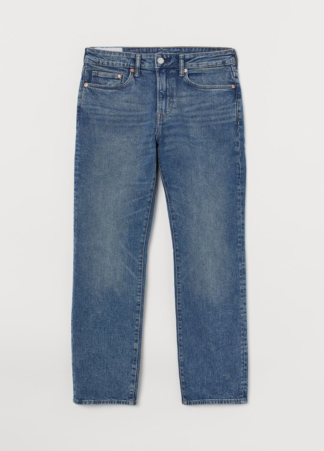 Синие демисезонные джинсы H&M