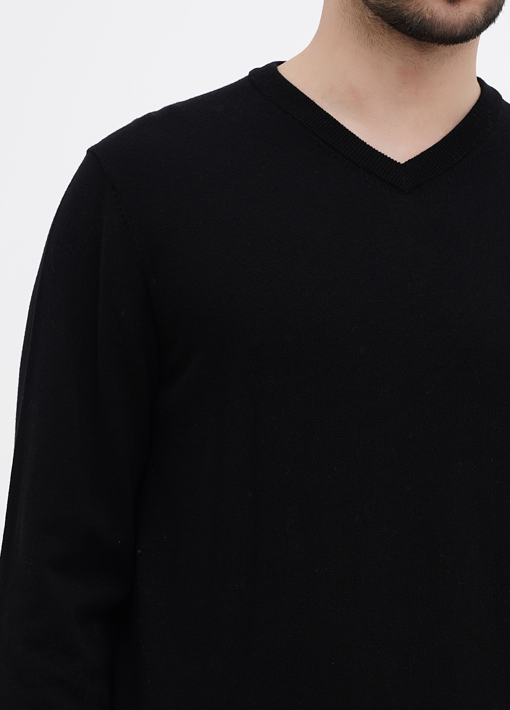 Черный демисезонный пуловер пуловер H&M