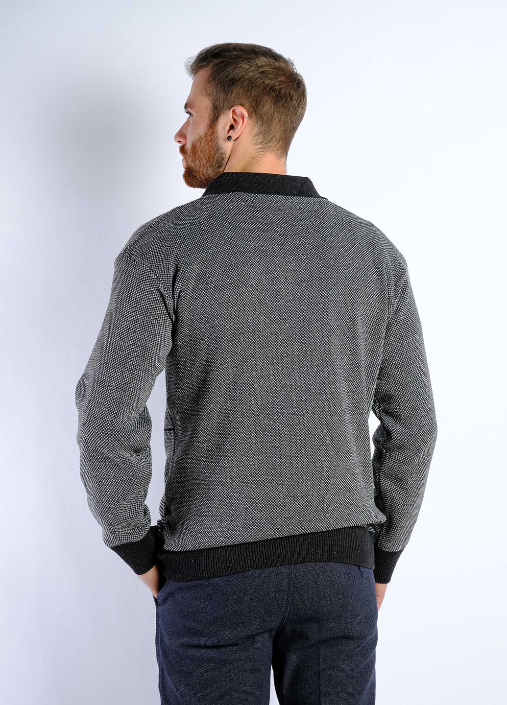 Сірий демісезонний пуловер пуловер Time of Style