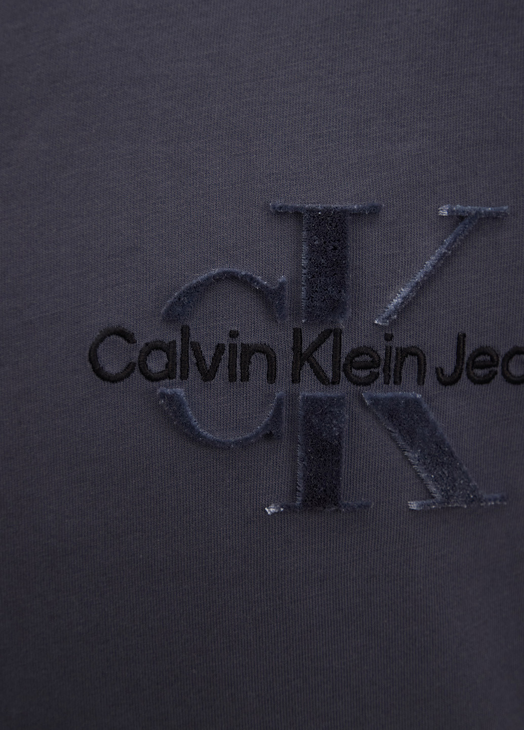 Серо-синяя футболка Calvin Klein Jeans