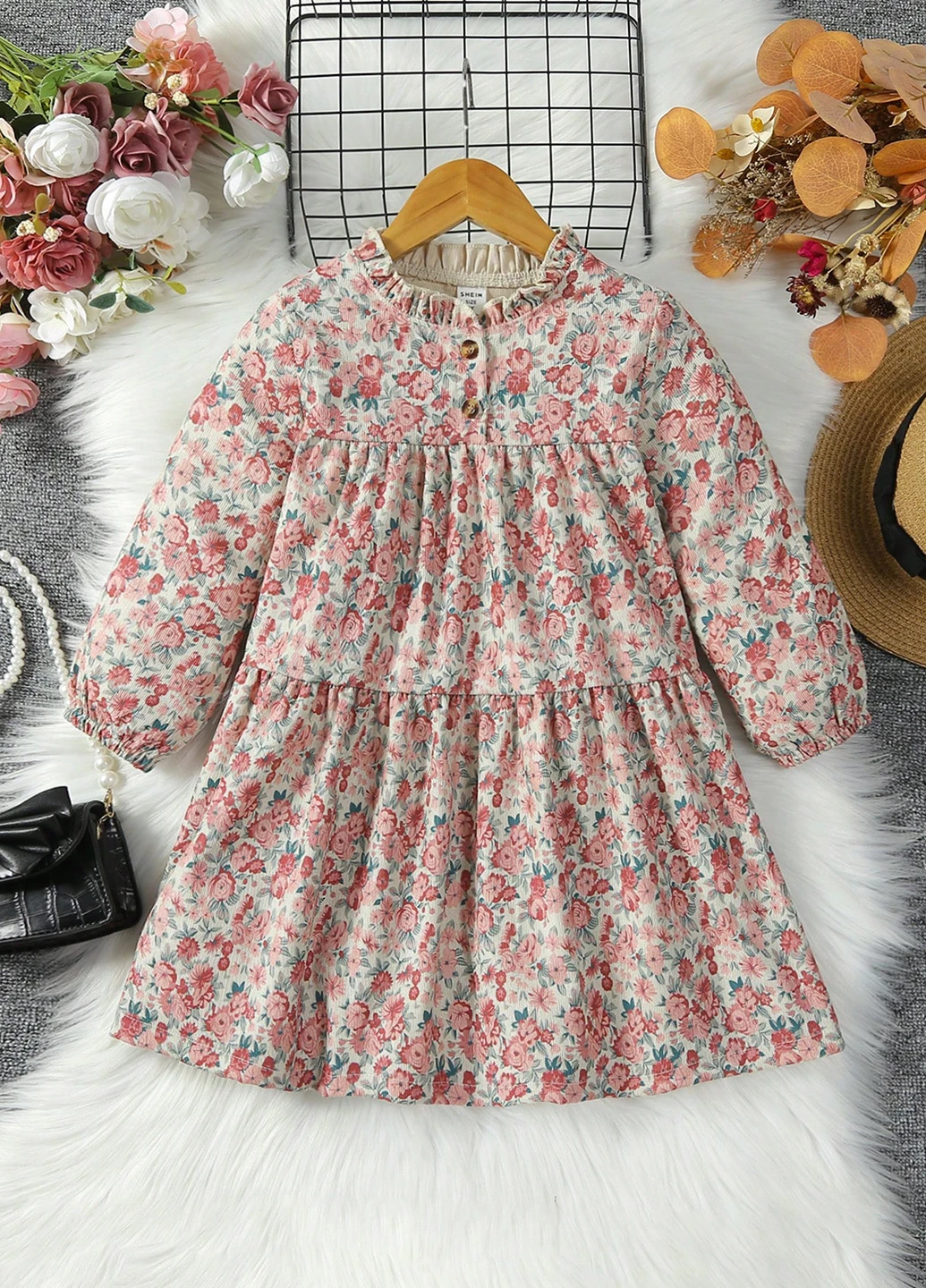 Комбинированное платье SHEIN (316732008)