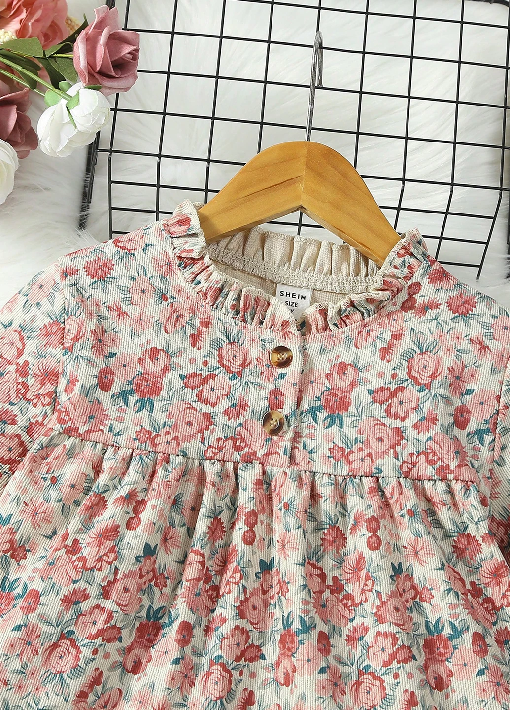 Комбинированное платье SHEIN (316732008)