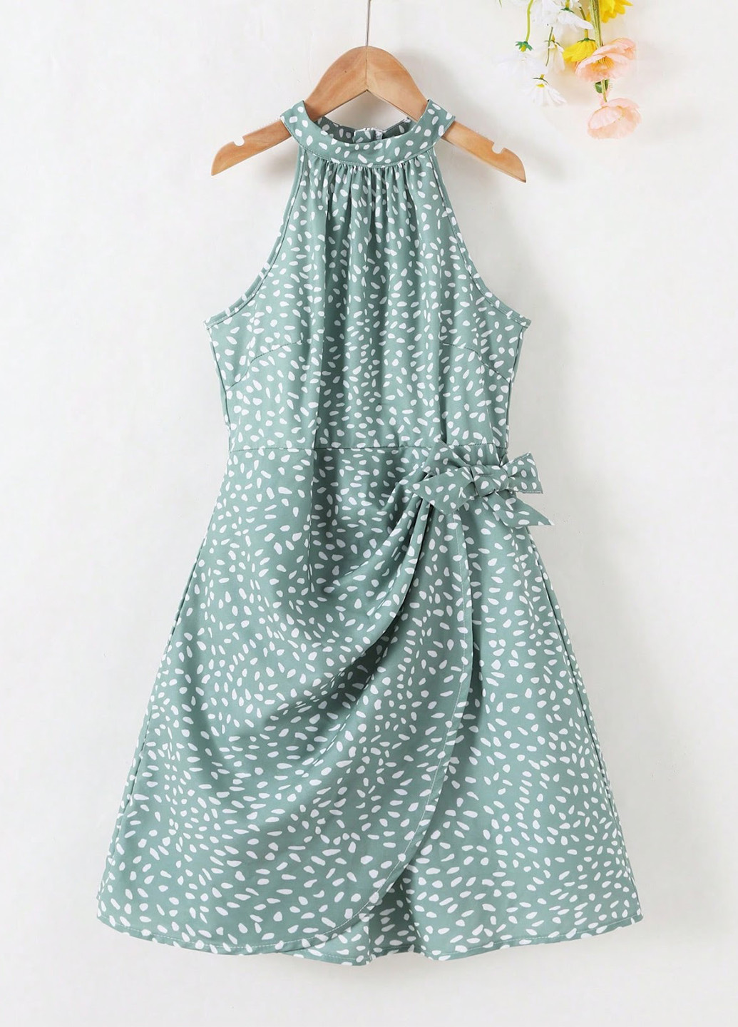 Сіро-зелена сукня SHEIN (322849519)