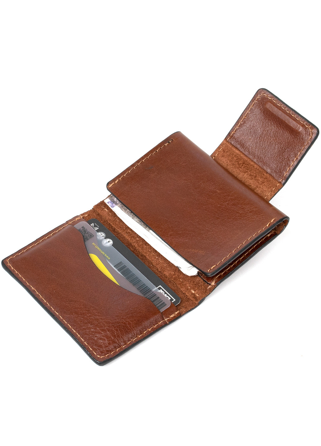 Кожаная визитница 7х10х1,5 см Grande Pelle (252414613)