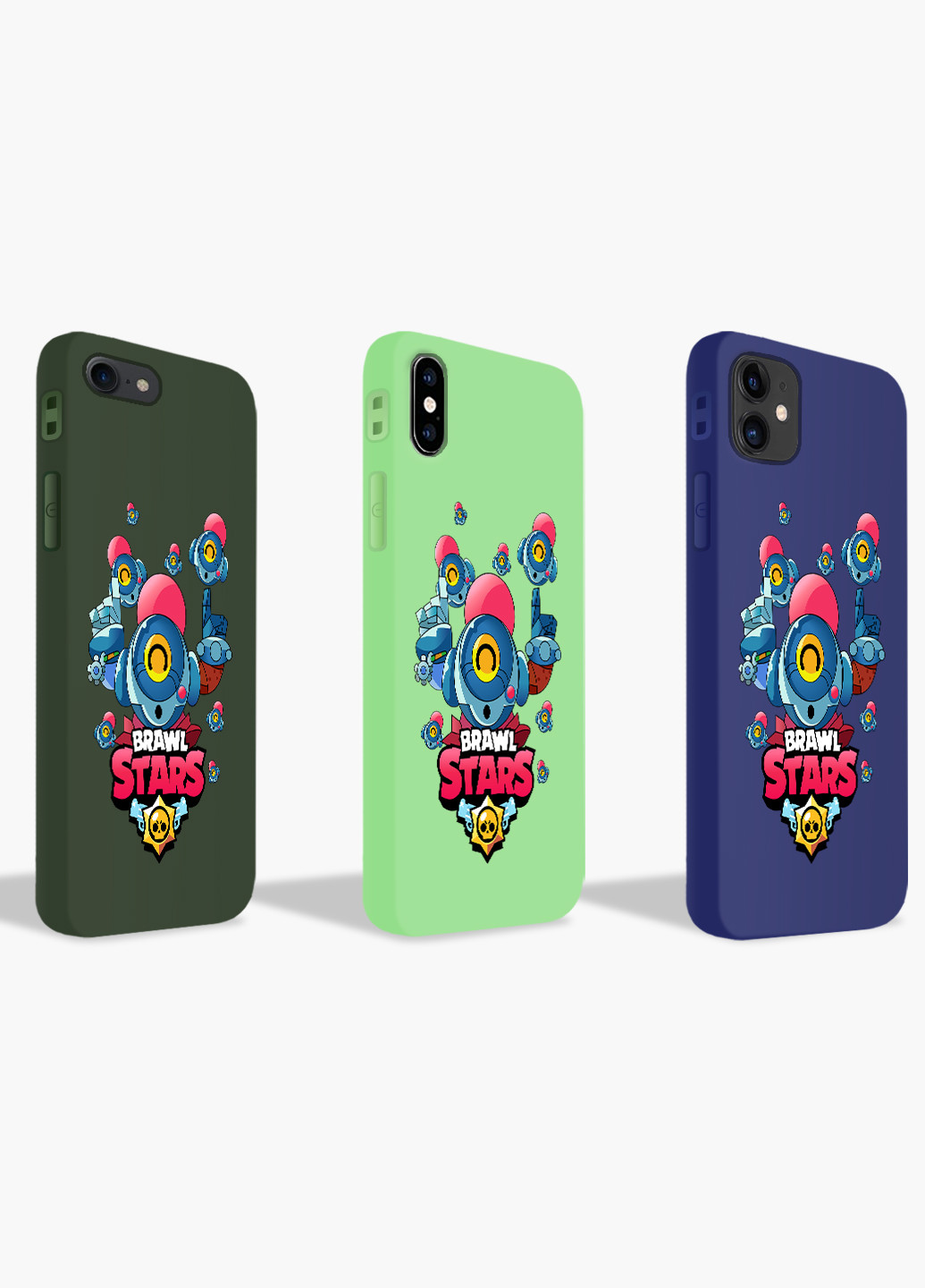 Чохол силіконовий Apple Iphone 8 plus Тік Бравл Старс (Tick Brawl Stars) (6154-1704) MobiPrint (219490496)