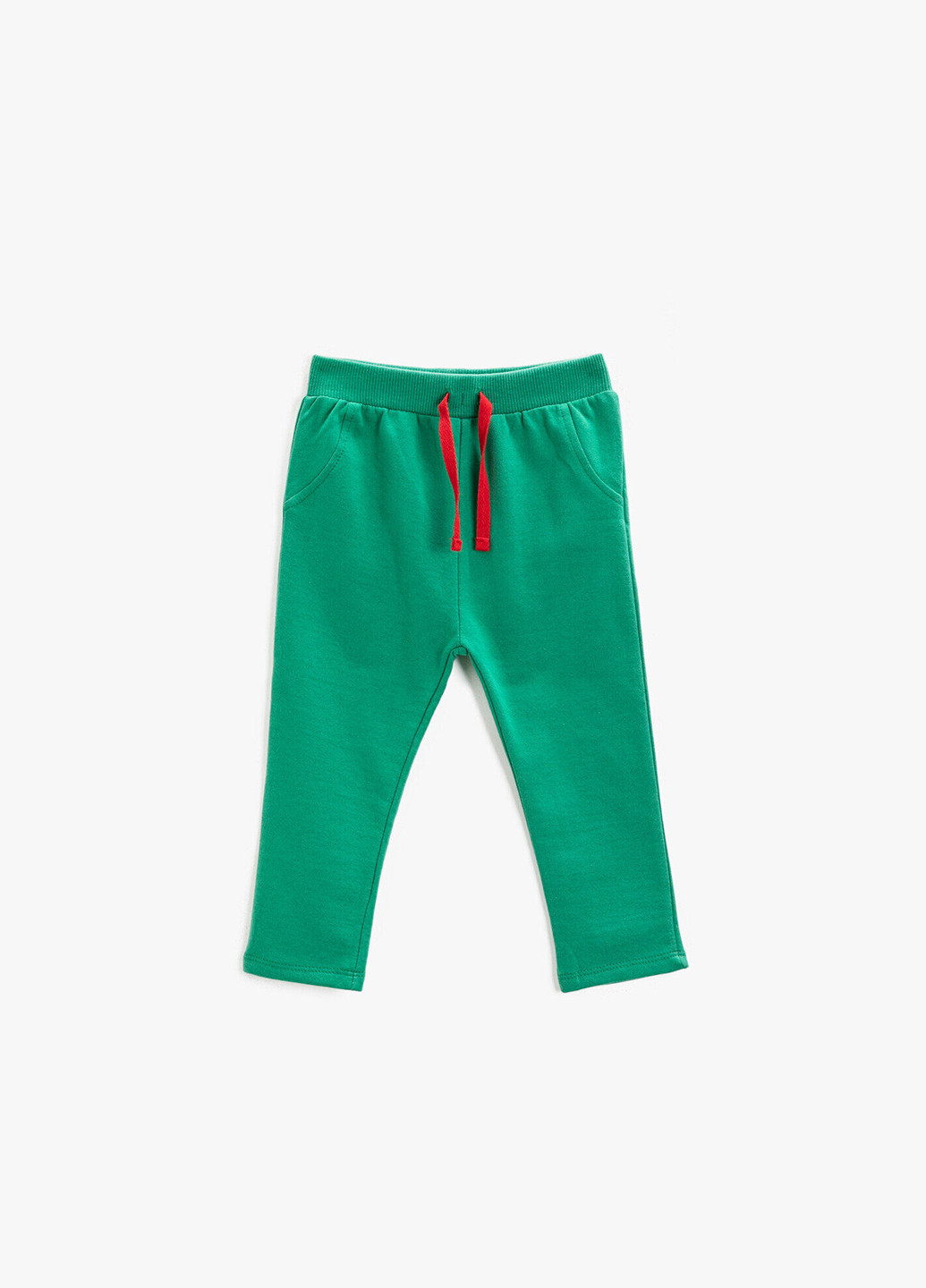 Зеленые спортивные демисезонные брюки зауженные KOTON