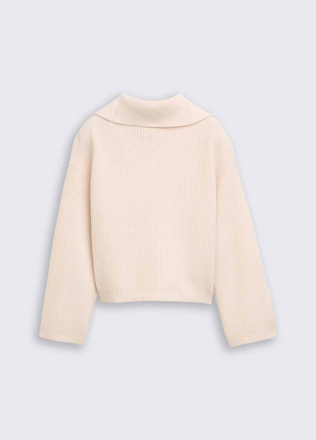 Светло-бежевый демисезонный свитер Tom Tailor