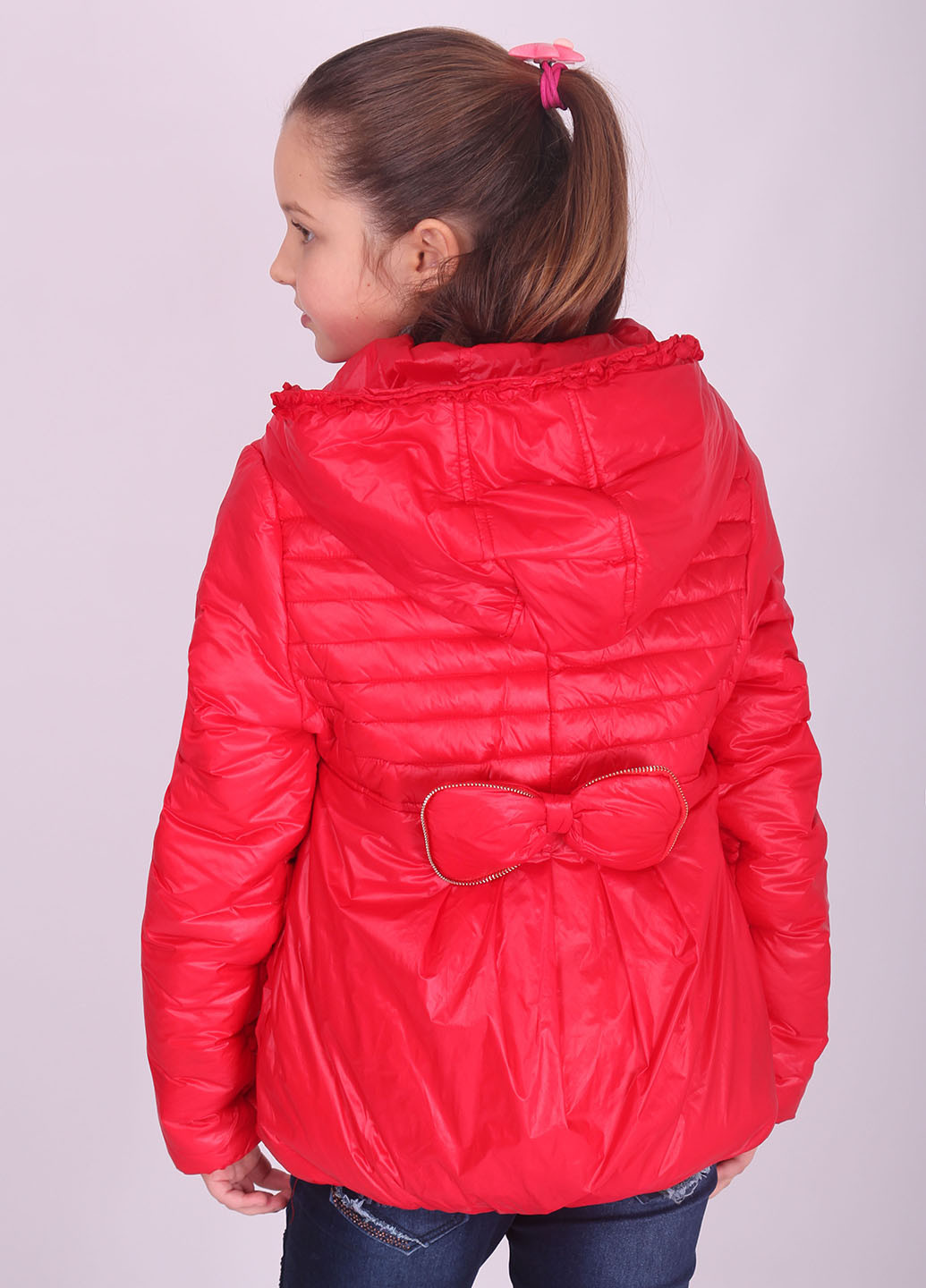 Красная демисезонная куртка Jiliangdian