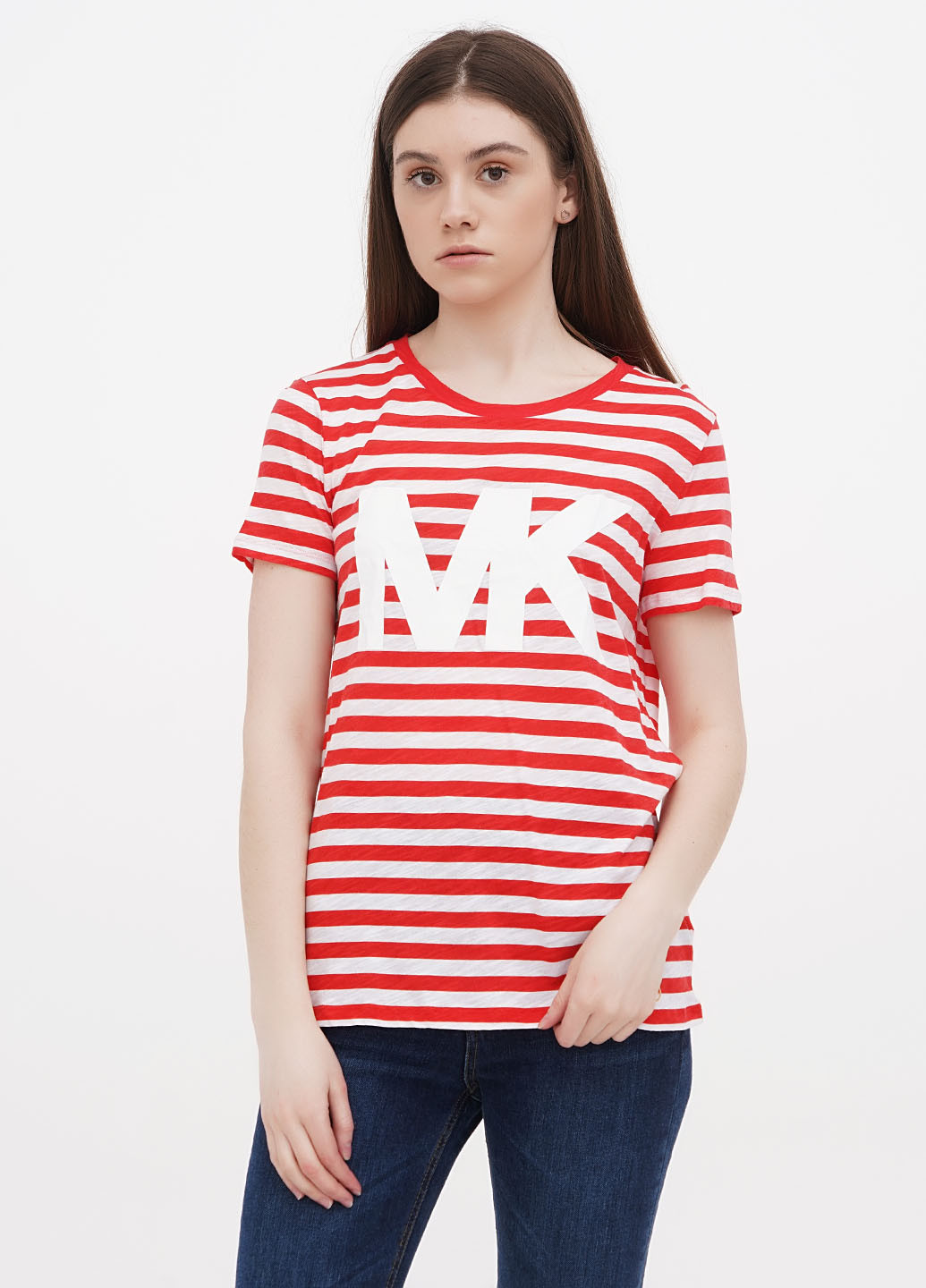 Красная летняя футболка Michael Kors