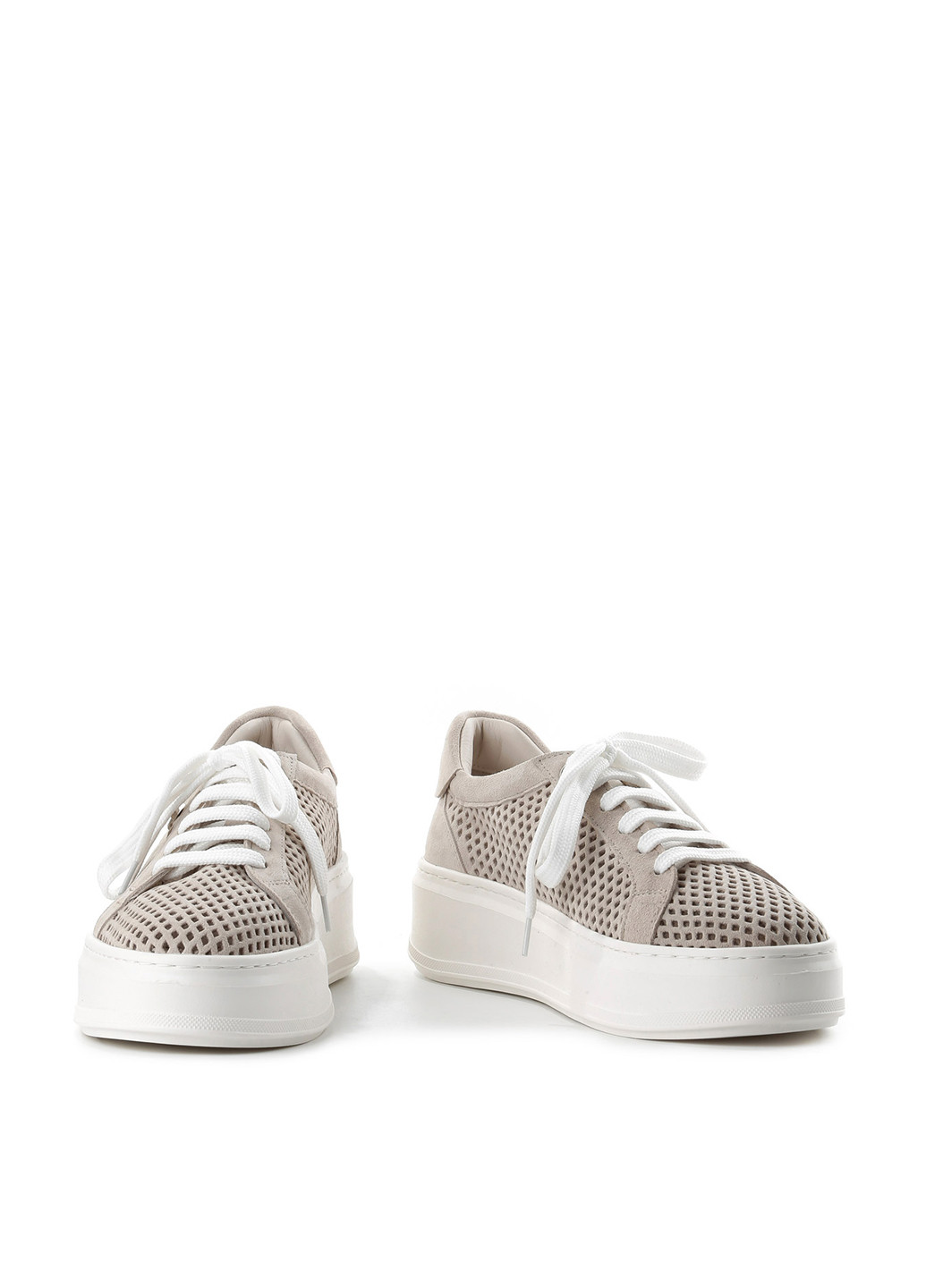 Бежевые кеды Le'BERDES