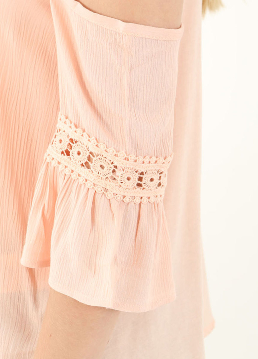 Светло-розовая летняя блуза Pimkie