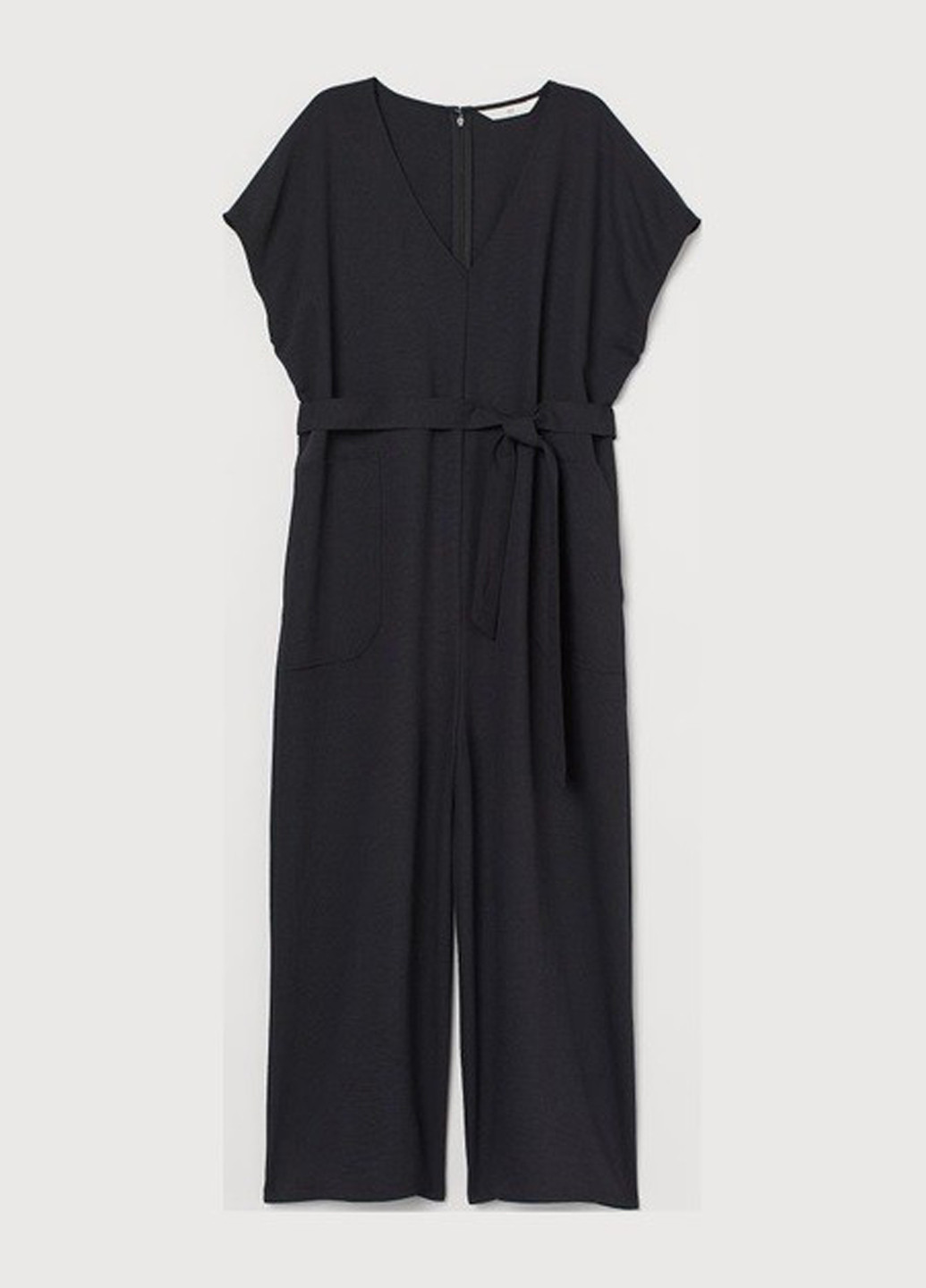 Комбинезон H&M комбинезон-брюки новогодний чёрный кэжуал полиэстер