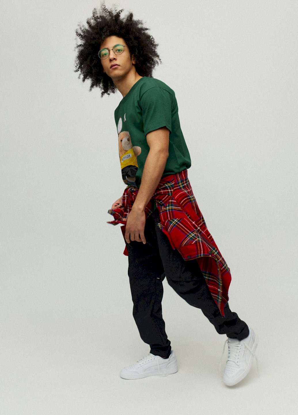 Темно-зеленая футболка мужская YAPPI