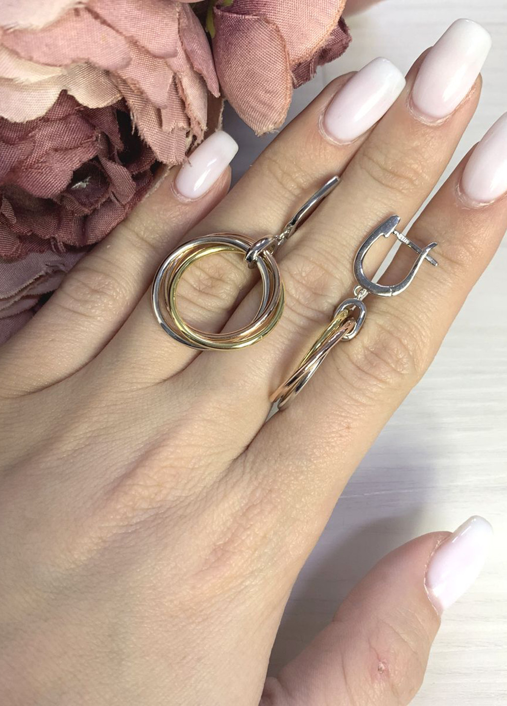 Сережки Silver Flame (203758967)