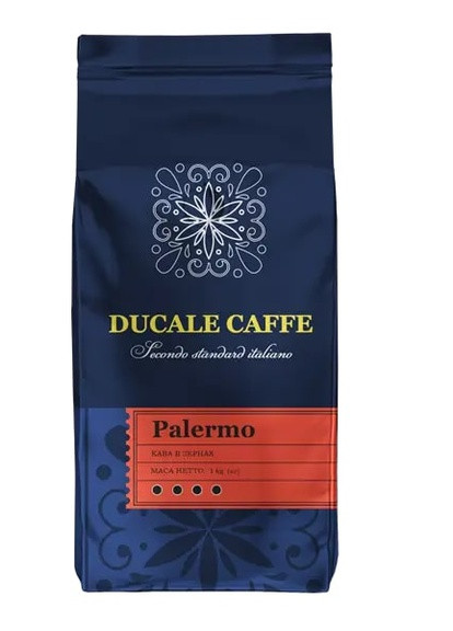 Кава в зернах Ducale Palermo 1 кг Ducale Caffe (253694056)