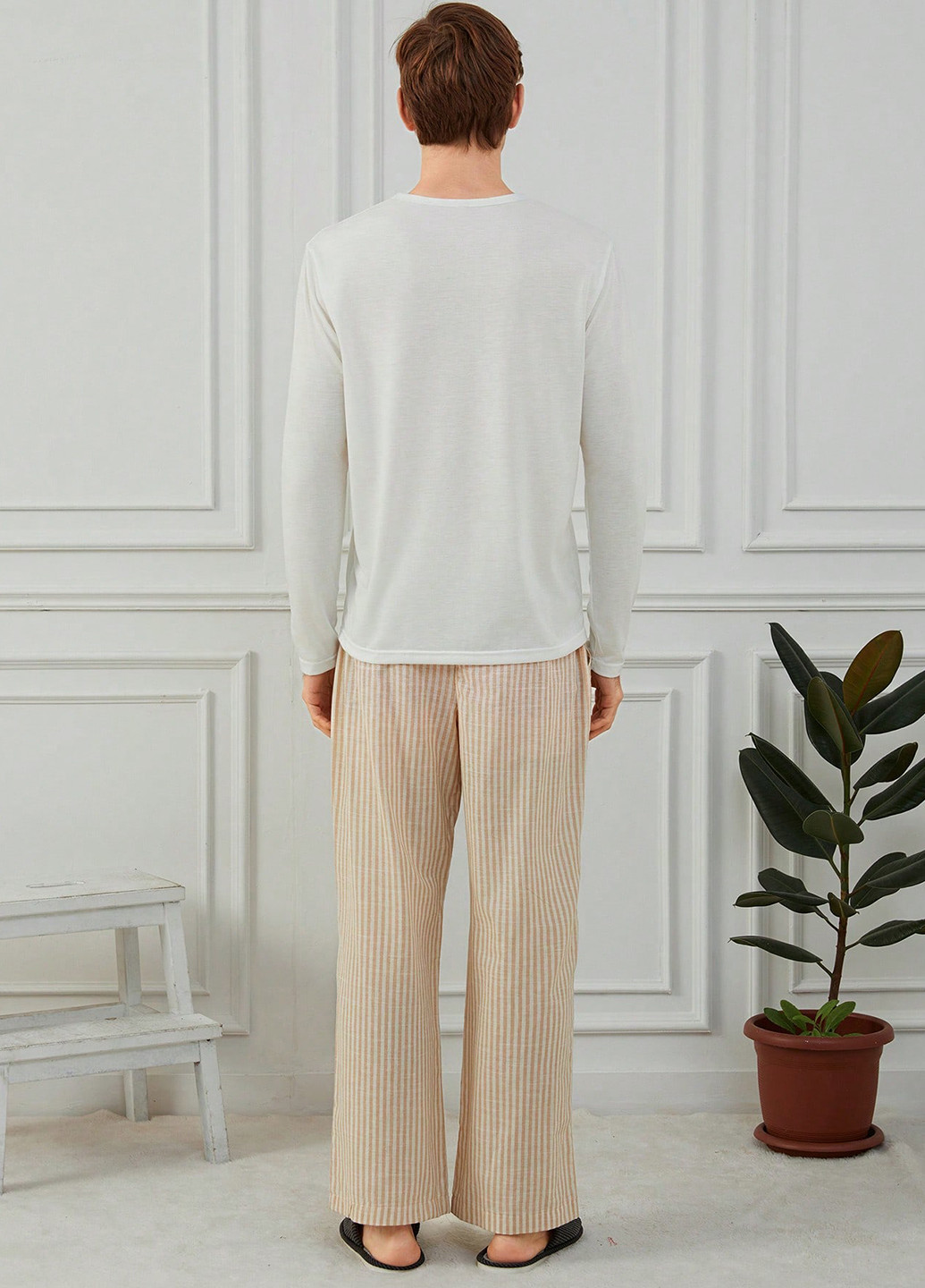 Пижама (лонгслив, брюки) SHEIN (331821903)