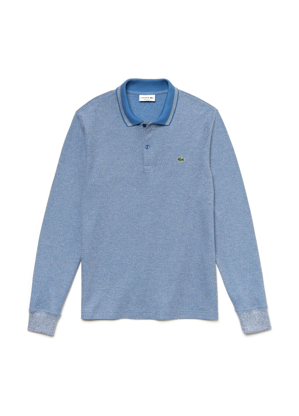 Темно-голубой футболка-поло для мужчин Lacoste меланжевая