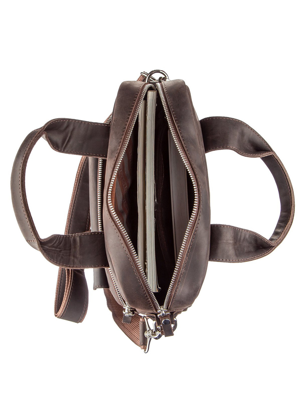 Мужская кожаная сумка 25х33х7 см Shvigel (229458767)