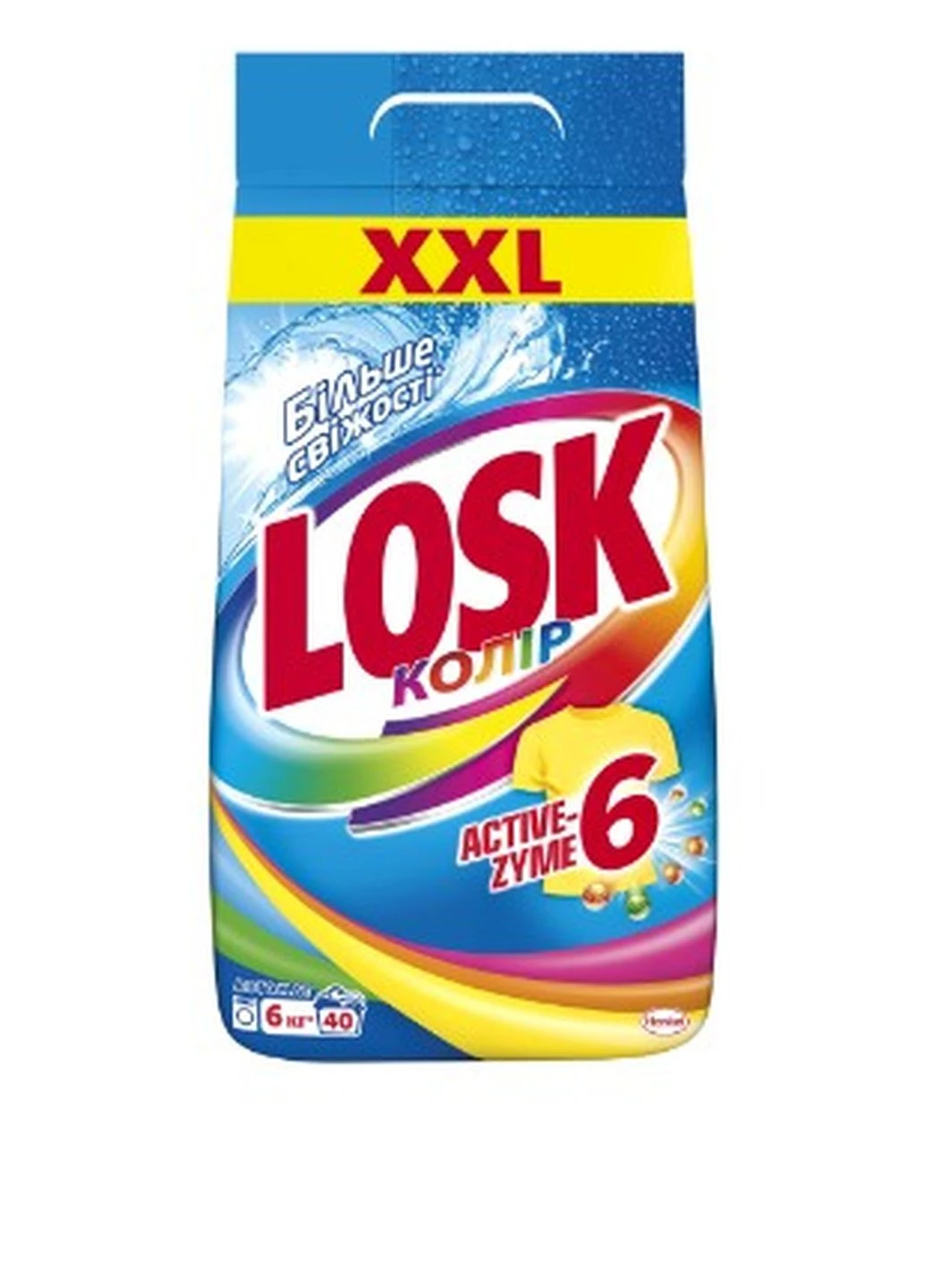 Порошок автомат Колор, 6 кг Losk (248407815)