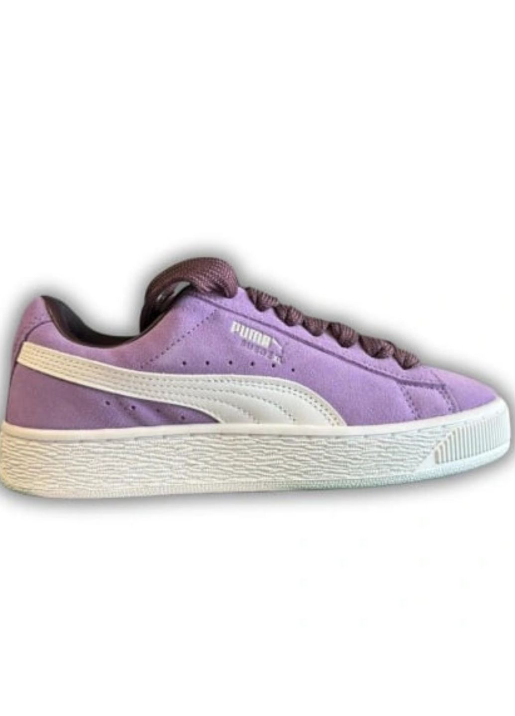 Кроссовки 40079701 Puma Suede фиолетовые демисезоны (347580035)