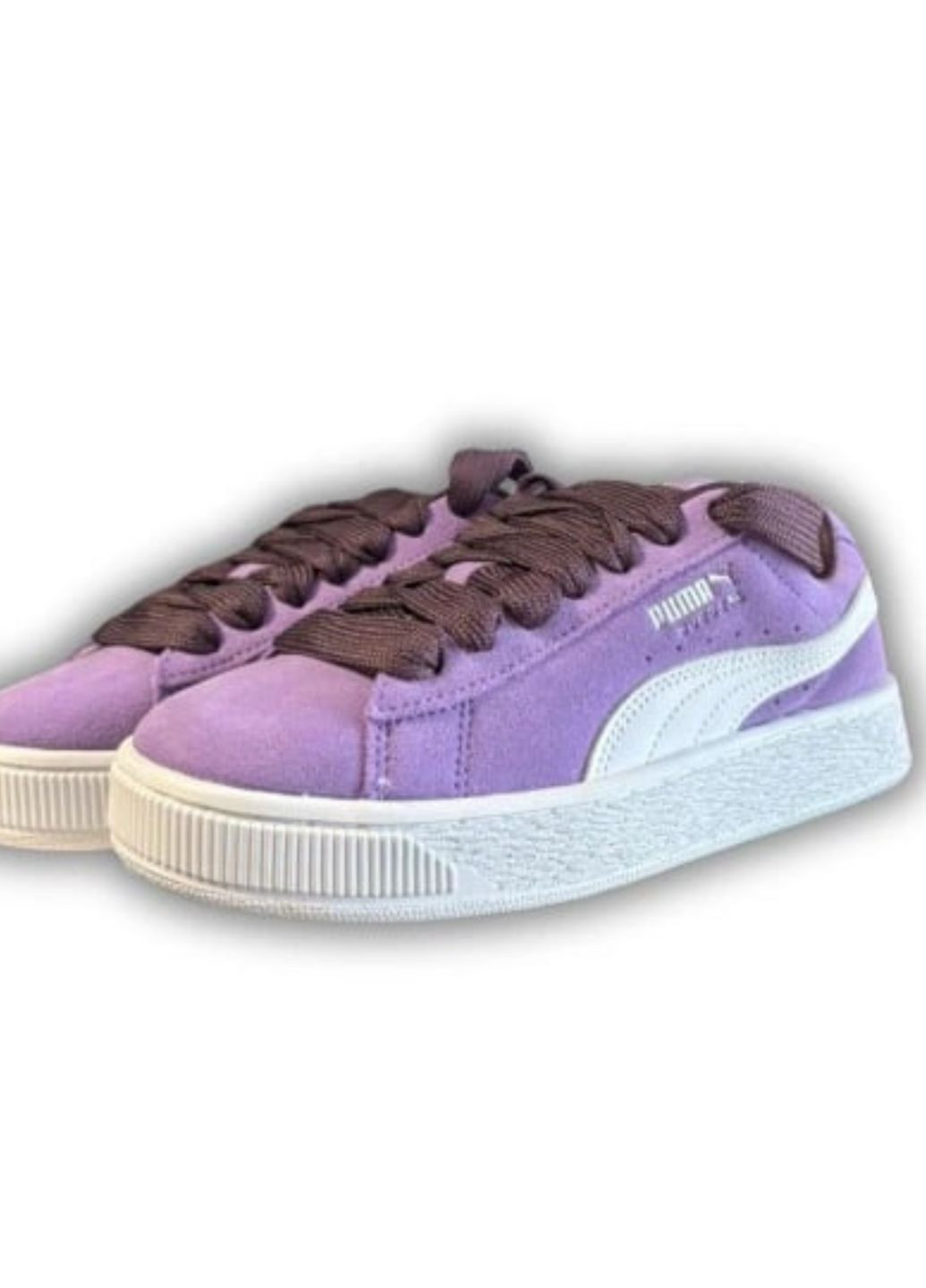 Кроссовки 40079701 Puma Suede фиолетовые демисезоны (347580035)